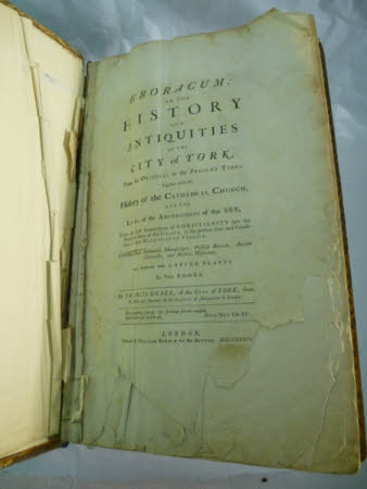 Eboracum: . or the history and antiquities of the city of York, from its original to the present ...