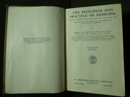 The principles and practice of medicine . originally written by Sir William Osler, ...