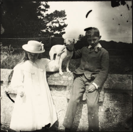 The Hon. Constance Margaret Agar- Robartes (1890-1936) and her brother The Hon. Arthur Victor ...