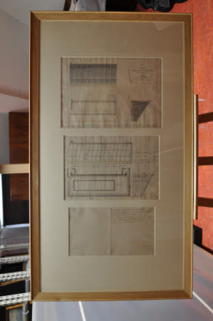 Plan, Elevation and Section Drawings For Design Of A Vinery With Design For A Greenhouse