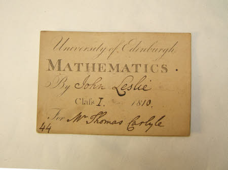 Admission card