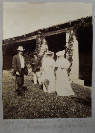 William Stokes Hulton (1852-1921) and Edith Teresa Hulton, later Lady Berwick (1890-1972) with John ...