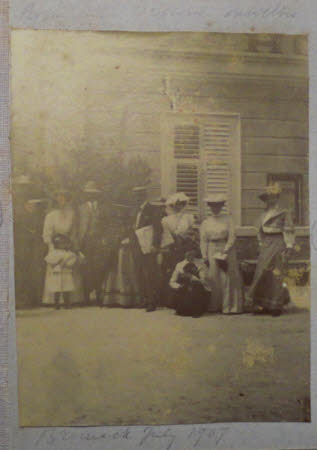 Robinson, Brown and Hulton Families in Bruneck, Italy - July 1907