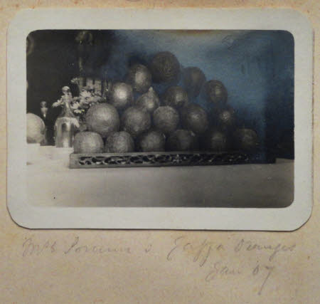 Marchesa Sommi's Jaffa Oranges - January 1907