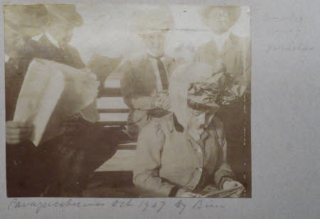 William, Costanza and Gioconda Hulton with Horatio Brown and Constance Houison Craufurd - ...