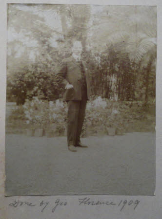 Luigi Villari (1876-1959) in Florence - 1909.