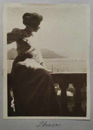 Edith Teresa Hulton, later Lady Berwick (1890-1972) at Stresa - July 1909