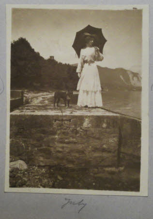 Edith Teresa Hulton, later Lady Berwick (1890-1972) at Stresa - July 1909