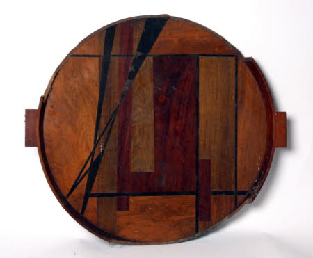Omega Workshops tray with abstract design