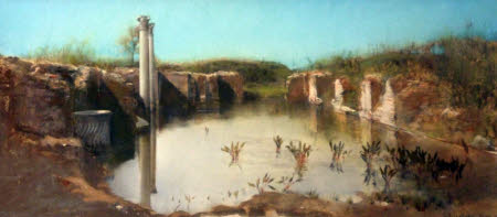 View of Flooding at Ostia Antica