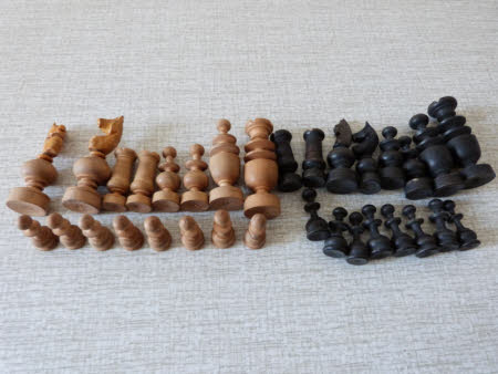 Wooden Chess pieces