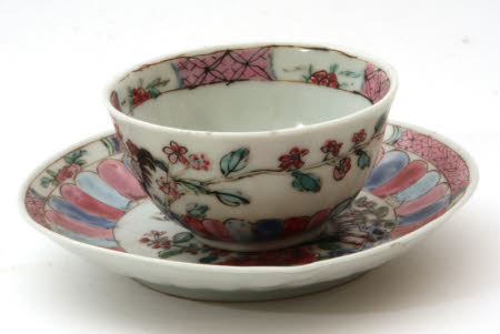 Teabowl and saucer
