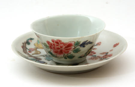 Teabowl and saucer