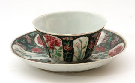 Teabowl and saucer