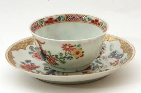 Teabowl and saucer