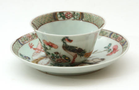 Teabowl and saucer