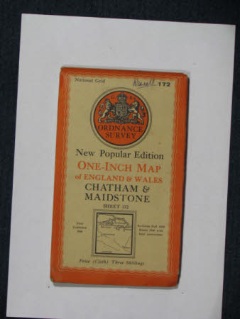 Map of Chatham and Maidstone, Kent: sheet 172. 