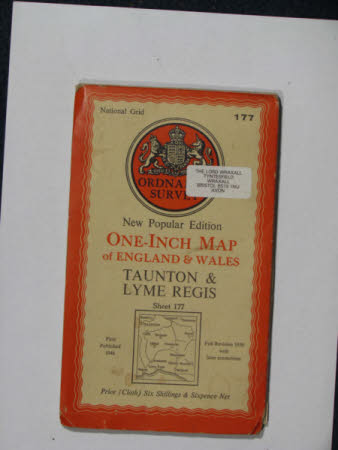 Map of Taunton and Lyme Regis, Somerset: sheet 177
