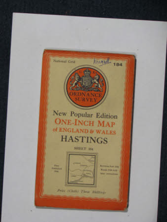 Map of Hastings, Sussex: sheet 184