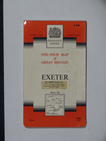 Map of Exeter, Devon: sheet 176