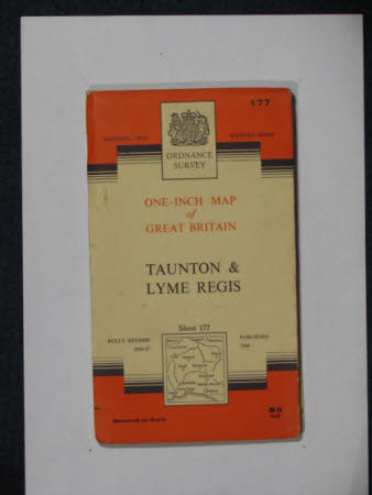 Map of Taunton and Lyme Regis, Somerset: sheet 177.