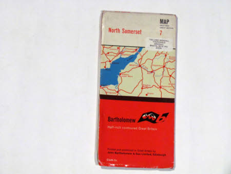Map of North Somerset: Contoured Map No.7