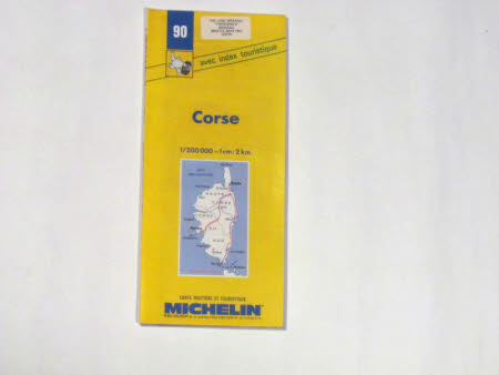 Map of Corsica