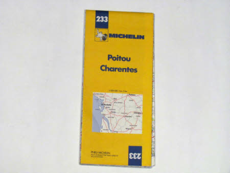 Map of Poitou Charentes, France: no.233