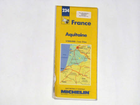 Map of Aquitaine, France: No.234. 