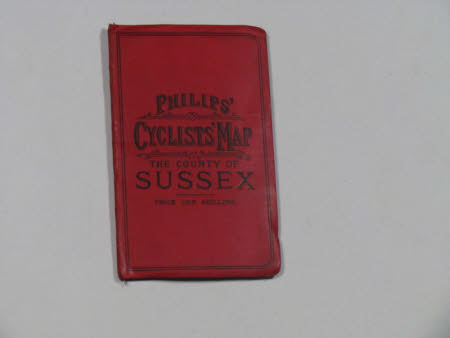 Philips Cyclists Map of the County of Sussex