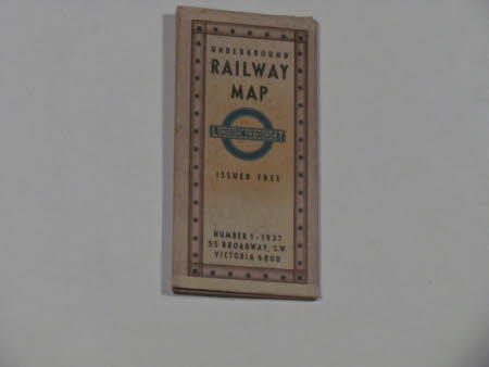 Railway Map: London Underground Transport. No.1. 1937 