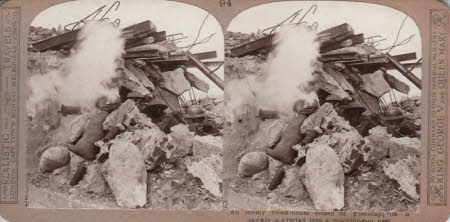An enemy block-house seized at Poelecappelle. It was quickly converted into a machine-gun nest.