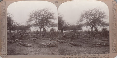 The Leicesters' fine charge baffles the Kaiser's bid to wipe out the Old Contemptables at Ypres.