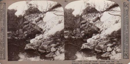 The chalk pits at Loos. Seized and held by Brigade of Gaurds against furious counter attacks.