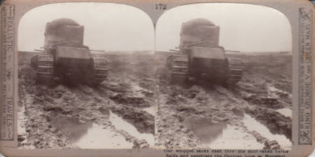 Our Whippet tanks dash through the mud caked battle fields and penetrate the German lines at ...