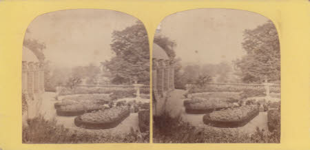 Formal decorative garden