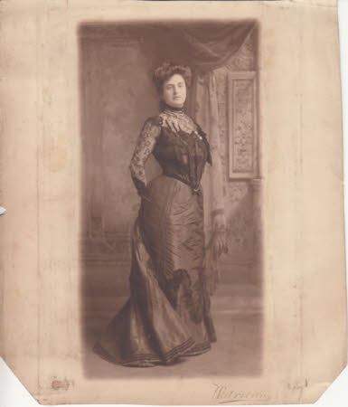 Maud Kerr-Smiley's mother (possibly) standing portrait