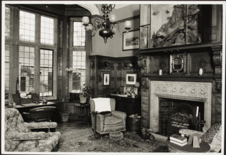The Smoking Room, Lanhydrock, Cornwall,