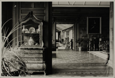 The Morning Room & View to Gallery, Lanhydrock, Cornwall,