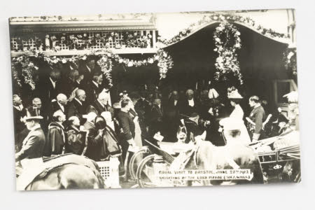 Royal visit by King George V (1865-1936) and Queen Mary (1867-1953)to Bristol June 28th 1912. ...