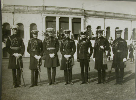 The Hon. Alexander George Agar-Robartes, MC (1895-1930) is standing in the centre: India