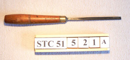 Woodcarving chisel straight gouge