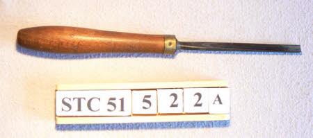 Woodcarving chisel straight gouge