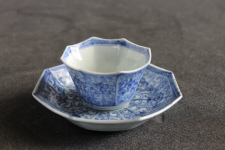 Teabowl and saucer