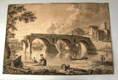 The Remains of the Senatorial Bridge, upon the Tyber, now called Ponte Rotto (after Thomas Smith of ...