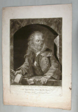 Thomas Gent (1693-1778), printer, aged 80, Citizen of London, York and Dublin (after Nathan Drake)