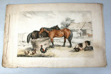 Farmyard Scene (after Henry Thomas Alken) 