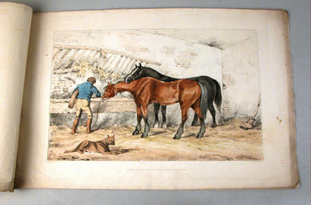 Weighing and Rubbing Down (after Henry Thomas Alken) 