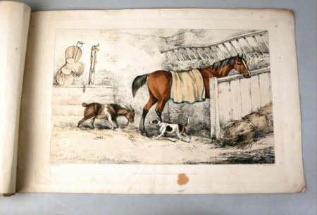 Horse in a stable (after Henry Thomas Alken)