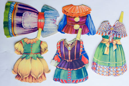 Paper doll costume